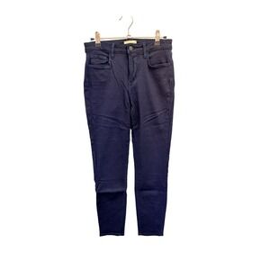 L'AGENCE Margot Skinny Jeans Womens 25 Navy Excellent High Rise Metro 2294MCT
